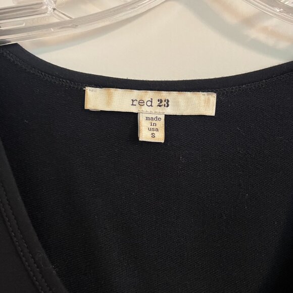 Leather and Striped Cotton Tank - Picture 2 of 2